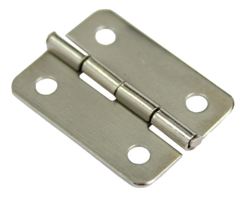 500 Dobradiças Metal Tamanho 2cmx1,5cm P Sem Parafuso