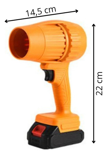 Soplador Turbo Jet Dry Eléctrico Hogar Auto Inalámbrico
