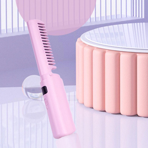 Alisador De Pelo Inalámbrico Para Mujer, Peine Caliente,