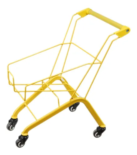 Carrito De Compras Infantil Con 12 Piezas De Fruta Y Verduras – Juguete De Roles Para Niños De 3 Años En Adelante, Resistente A Vuelcos Y Con Base Antideslizante