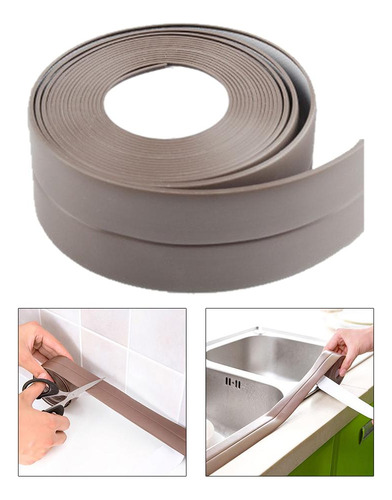 2x Sealing Strip Bathroom Bath And Wall Self Adhesive Tape