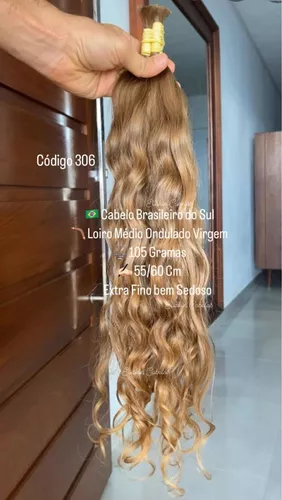 Cabelo Loiro Lindo, Produto p/ Cabelos Feminino Cabelo Brasileiro Do Sul  Nunca Usado 89840330