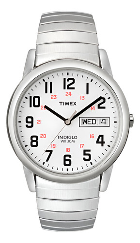Reloj Timex Easy Reader Day Date Correa Extensible De 35 Mm