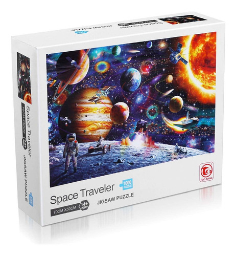 1000pc Puzzle-space Planet & Space Traveler Juguete Educativ