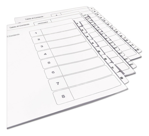 11126 Divider - Divisor (215.9, 279.4, White)