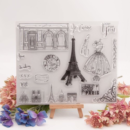 Lzbrdy Lapiz Labial Vintage 6.9 X 8.5  Diseño Torre Eiffel