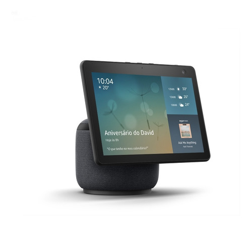 Echo Show 10 3rd Gen Com Assistente Virtual Alexa, Display I Charcoal
