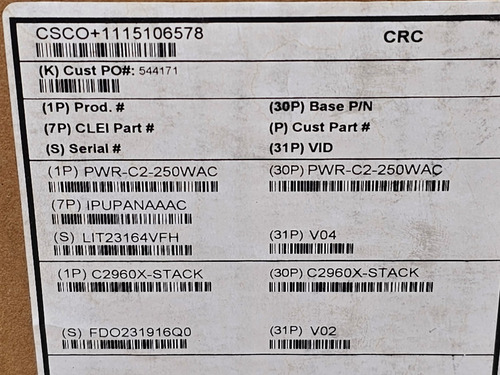 Switch Cisco Ws-c2960xr-24ts-i Nuevo Gigabit 24pts