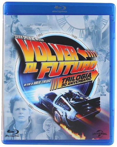 Blu-ray Trilogía De Volver Al Futuro 30 Aniversario