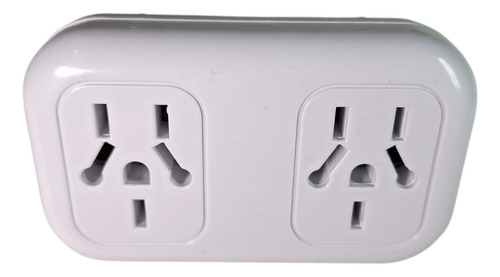 Adaptador Doble Enchufe (x 6 Unidades)