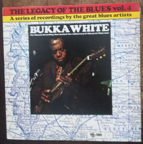 Lp Vinil (vg+) Bukka White The Legacy Vol 4 Ed Br 1989 Ex