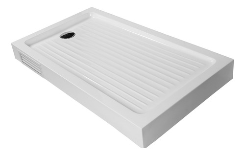 Receptáculo Zen Con Desagüe Panel Registro Blanco 1200x700mm