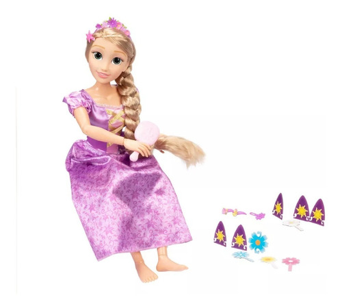 Muñeca Disney Rapunzel Articulada Tamaño Real 81 Cm