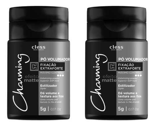 Po Volumador Charming 5g Extra Forte - Kit Com 2un