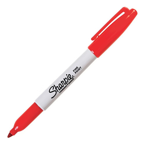 Marcadores Sharpie Punta Fina  Rojo