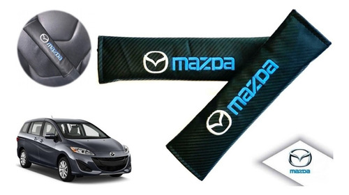 Par Almohadillas Cubre Cinturon Mazda 5 2012