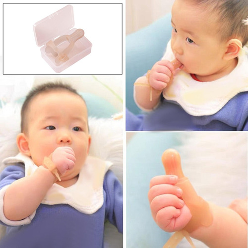 Np 2 Protectores De Silicona For Chupetes De Pulgar For