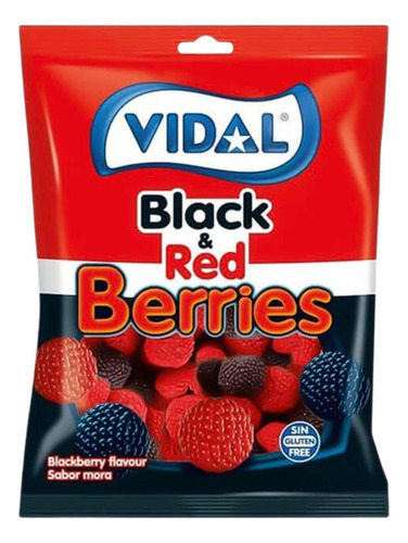 Bala De Goma Vida Black & Red Berries 100g