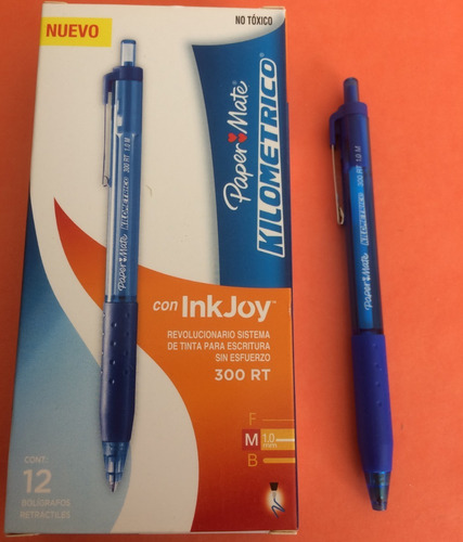 Boligrafos Inkjoy 300 Rt Azul