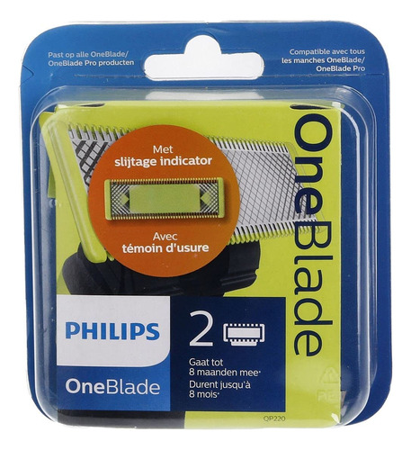 Recortadora Philips Oneblade Con 2 Cuchillas Reemplazables