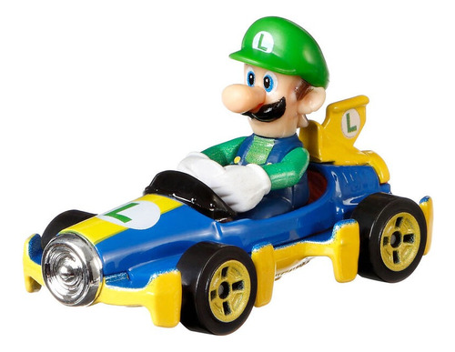 Hot Wheels Mariokart Luigi Mach 8