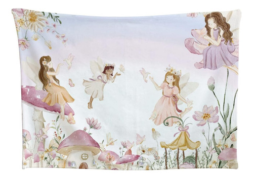 Acuarela Mágica Fairy Tale Garden Blanket Girls Gift P...