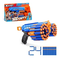 Comprar Lanza Dardos Insanity Manic Con 24 Dardos X-shot