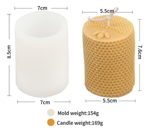 Moldes De Silicona Para Velas En Forma De Panal De Abeja 3d