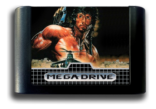 Cartucho De Megadrive Novo Rambo-3