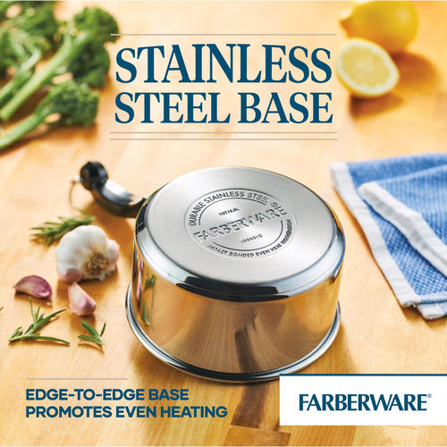 Cacerola Farberware Classic De Acero Inoxidable De 1 Litro C