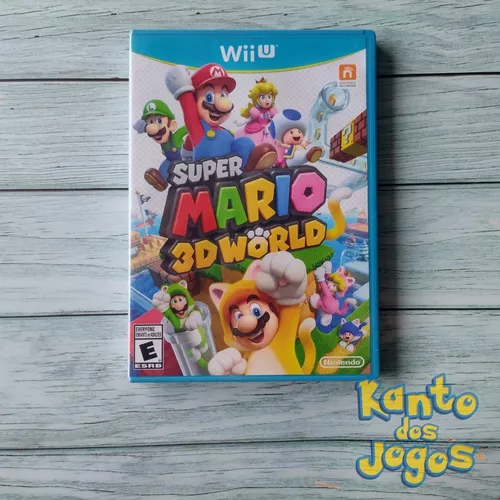 Jogo Lacrado Bluray Novo Super Mario 3d World Nintendo Wii U