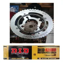 Comprar Kit Transmision Corona Piñon Con Cadena Did Japon Reforzada Skua 250 Full Motomel