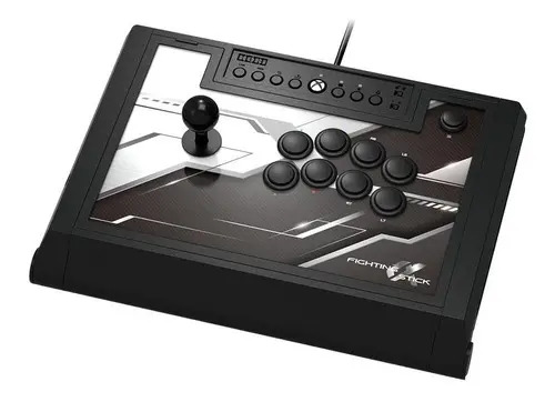 Controle Arcade Hori Fighting Stick Alpha Para Xbox One E Pc Cor Preto