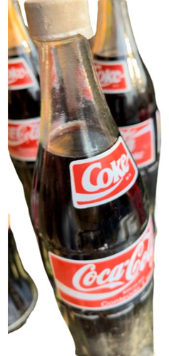 4 Garrafas De 1 Litro De Coca Cola Cheias Ano 1996 Original