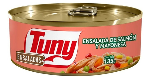 2 Ensalada De Salmón Tuny Con Mayonesa 135 Gr C/u
