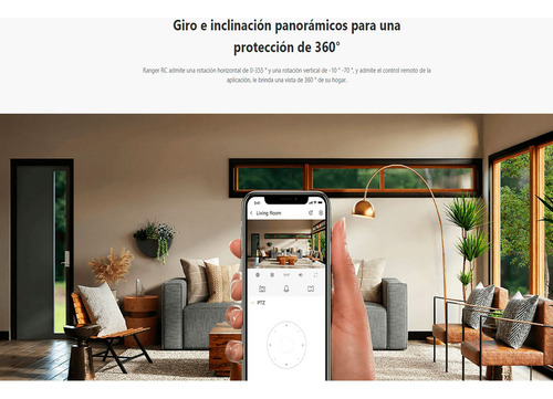 Cámara Wifi Ranger Rc Gira 360º 3mp Video Llamada Inteligent