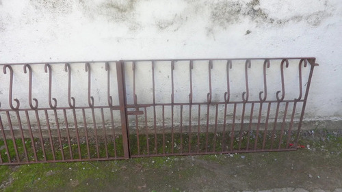 Antiguo Portón Reja Hierro Forjado (Usado)