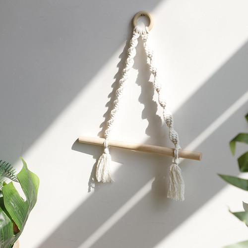 Soporte De Papel Higiénico De Macramé Para Decoración Del