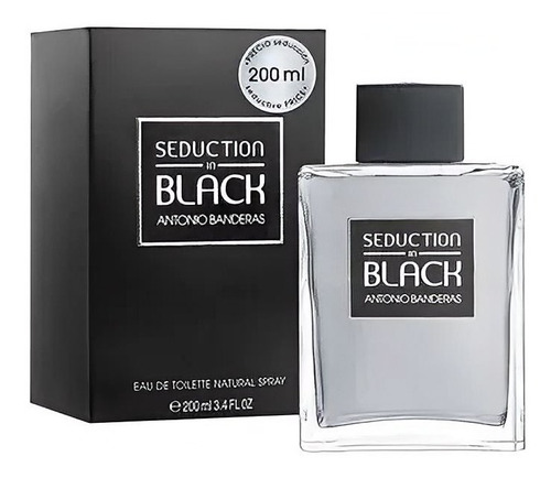 Imagen 1 de 2 de Perfume Antonio Banderas Black Seduction 200ml- Original 