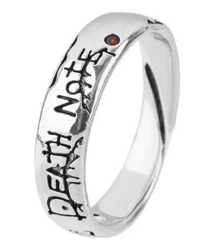 Anillo Death Note En Plata 925 Anime Manga 