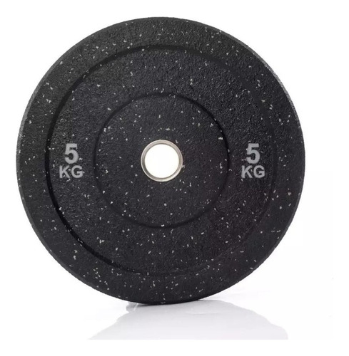 Anilha Bumper High Temp Crossfit  5 Kg Absolute Cor Preto