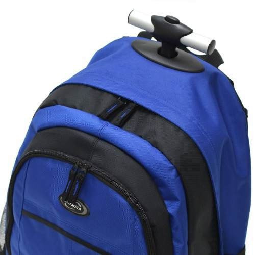 Mochila escolar Olympia Sport Plus Rp-3300, cor azul, design sólido