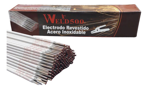 Electrodo De Soldadura Acero Inoxidable 3/32 Weld500