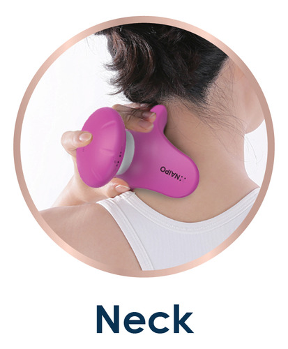 Mini Masajeador Impermeable - Rosa Rosa
