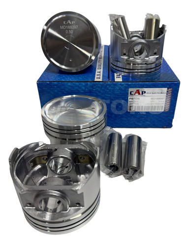 Juego D Pistones Mitsubishi L300 2.0 Fi Pasador 22mm 020/050