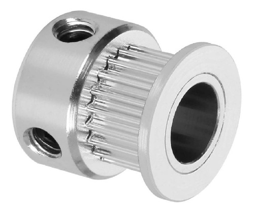 4 Polias Gt2 20d F8mm + 4 Metros Correia 6mm Alma Aço Branca