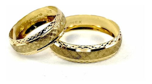 Par Argollas Matrimoniales Oro Macizo 14k (envio Gratis)