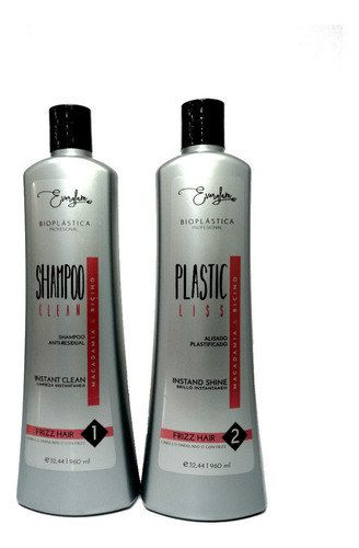 Alisante Plastificado 2pasos 960ml Cabello Frizz Gall