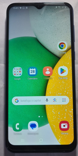 265 Galaxy A03 Core 32gb Parece Novo 10x S/juros Só Hoje Azul (Usado)