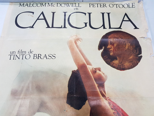 Antiguo Afiche Calígula 1979 Tinto Brass Mcdowell Mag 59831 (Usado)